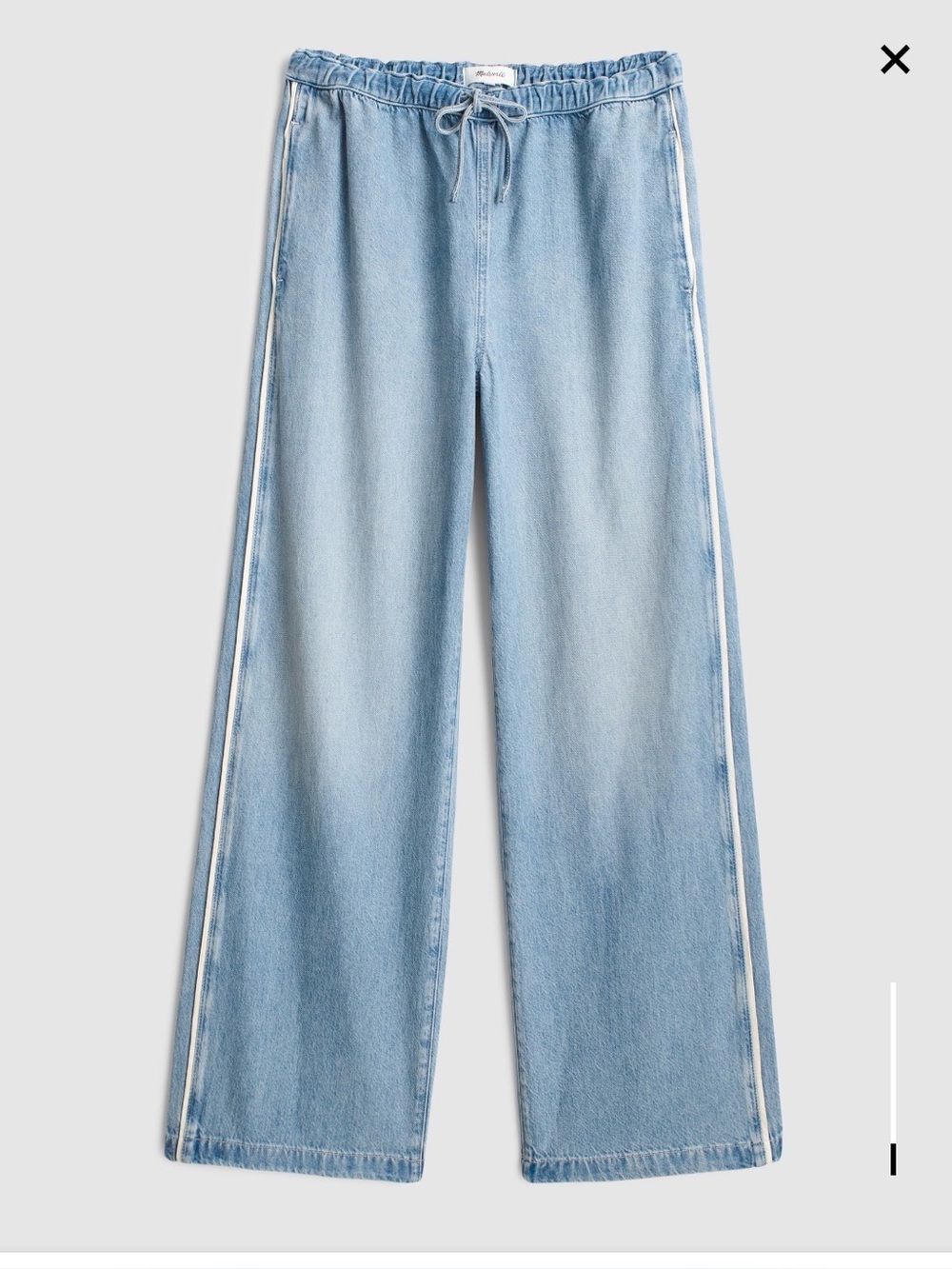 NWT Madewell Denim Track Pants